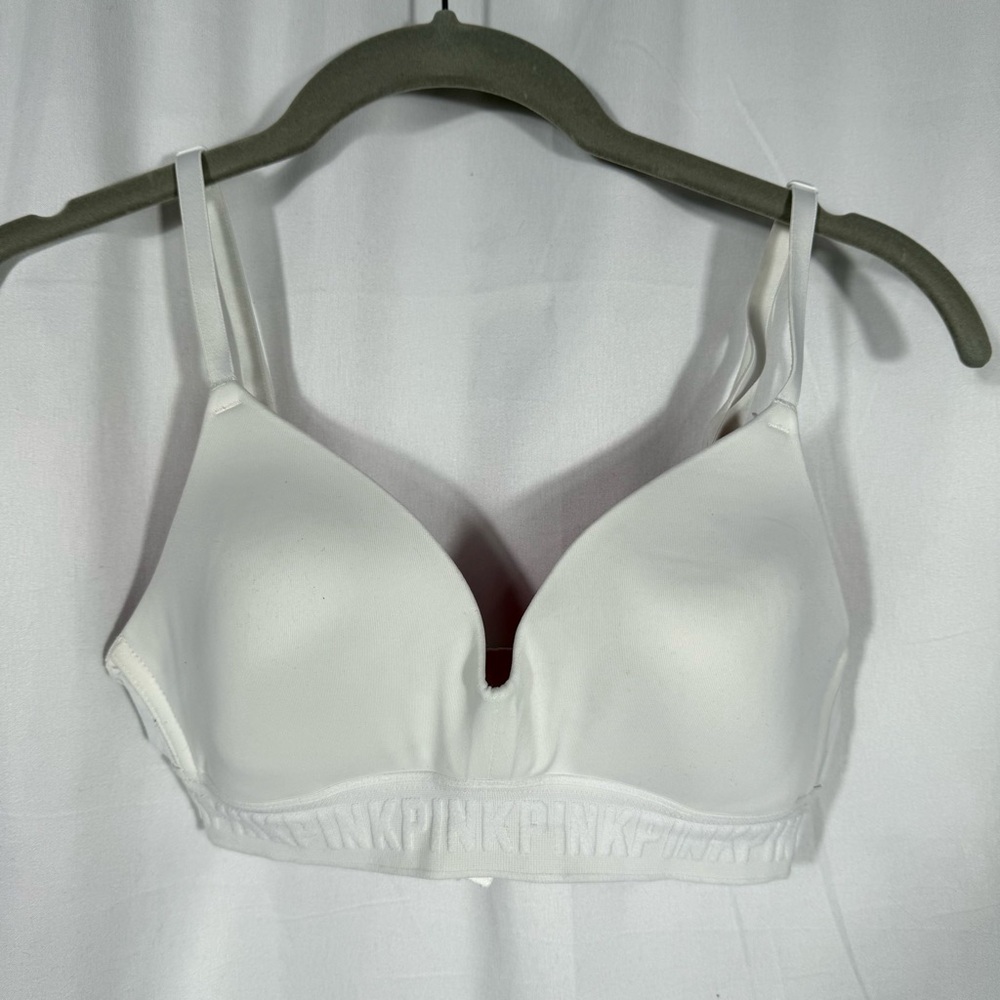 PINK Victoria's Secret White Bra